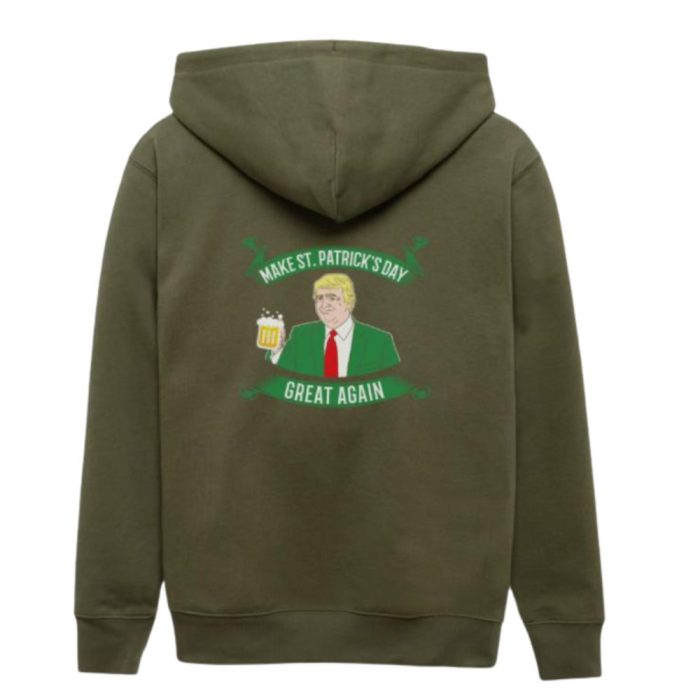 St. Patrick's Day Great Again On March Unisex Hoodie