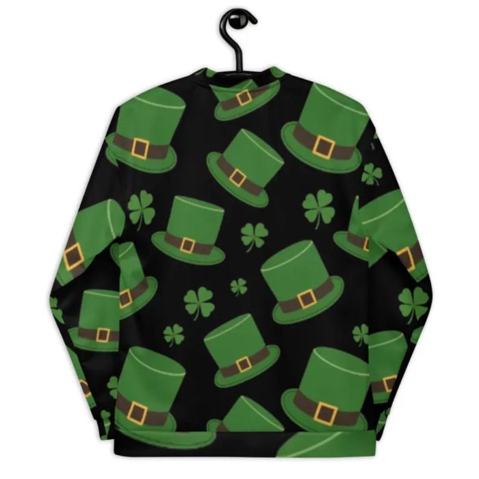 Unisex St Patricks Day Irish Bomber Jacket