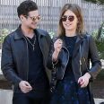 Adele Exarchopoulos Biker Leather Jacket