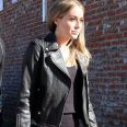Alexa PenaVega Biker Leather Jacket