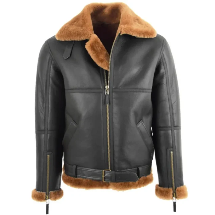 Men RAF Flying Sheepskin Jacket