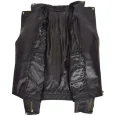 Men’s Black Retro Asymmetrical Leather Biker Jacket