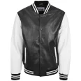 Mens Leather College Boy Varsity Jacket