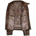Mens Quilted Leather Biker Style Jacket