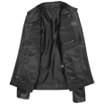 Men Black Casual Biker Leather Jacket
