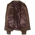 Men Brown Casual Biker Leather Jacket