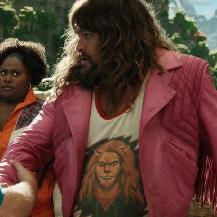 A Minecraft Movie Jason Momoa Pink Leather Jacket
