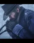 RDR Arthur Morgan Blue Shearling Coat