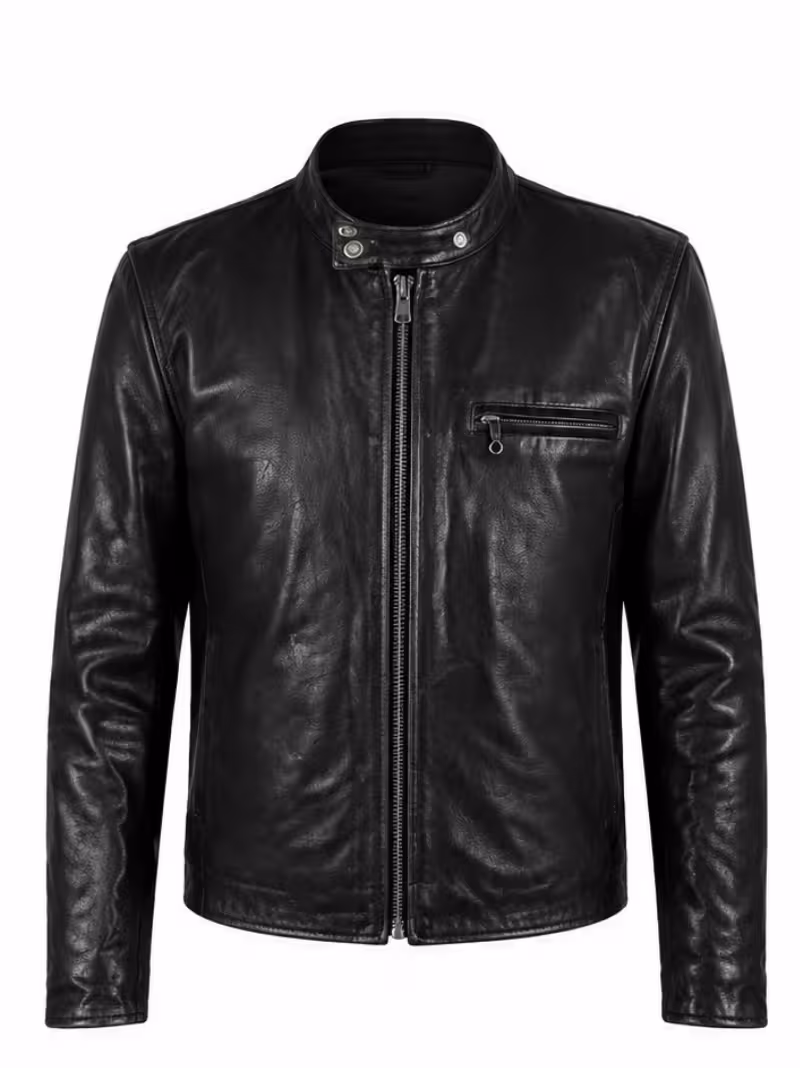Tom Cruise Biker Leather Jacket