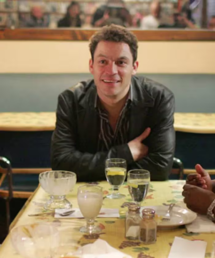 Dominic West The Wire S04 Jimmy Black Leather Jacket
