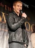 Kellan Lutz Black Leather Jacket