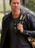 Val Kilmer The Salton Sea Black Leather Jacket