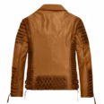 Charles Burnt Mustard Leather Jacket