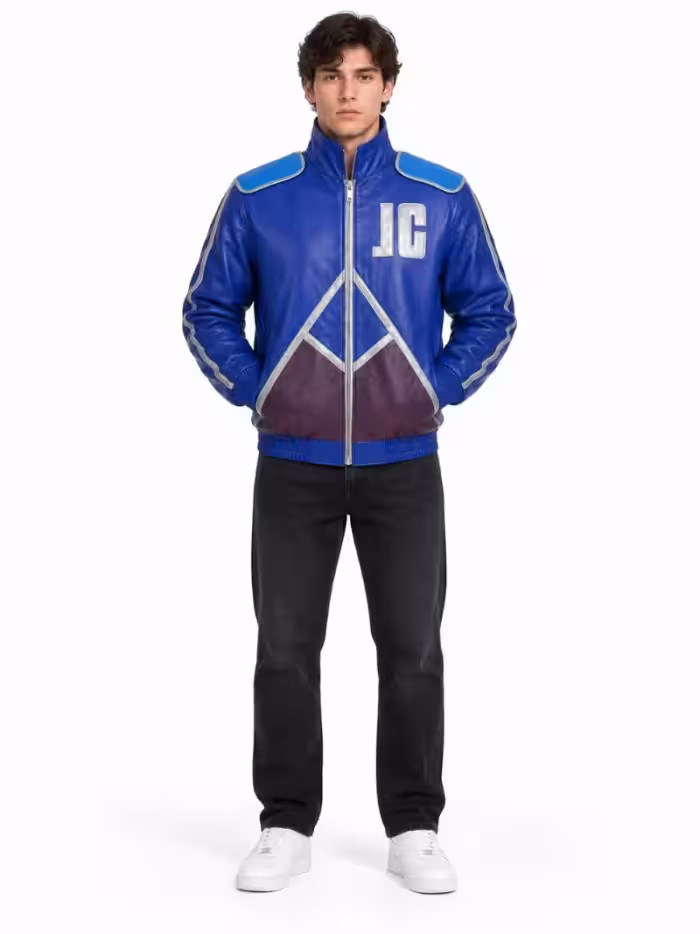 Mortal-Kombat-Inspired-Johnny-Cage-Leather-Jacket-MK11-Blue-Cosplay-Costume