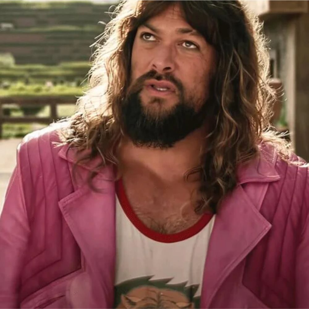 A Minecraft Movie Jason Momoa Pink Leather Jacket (2)