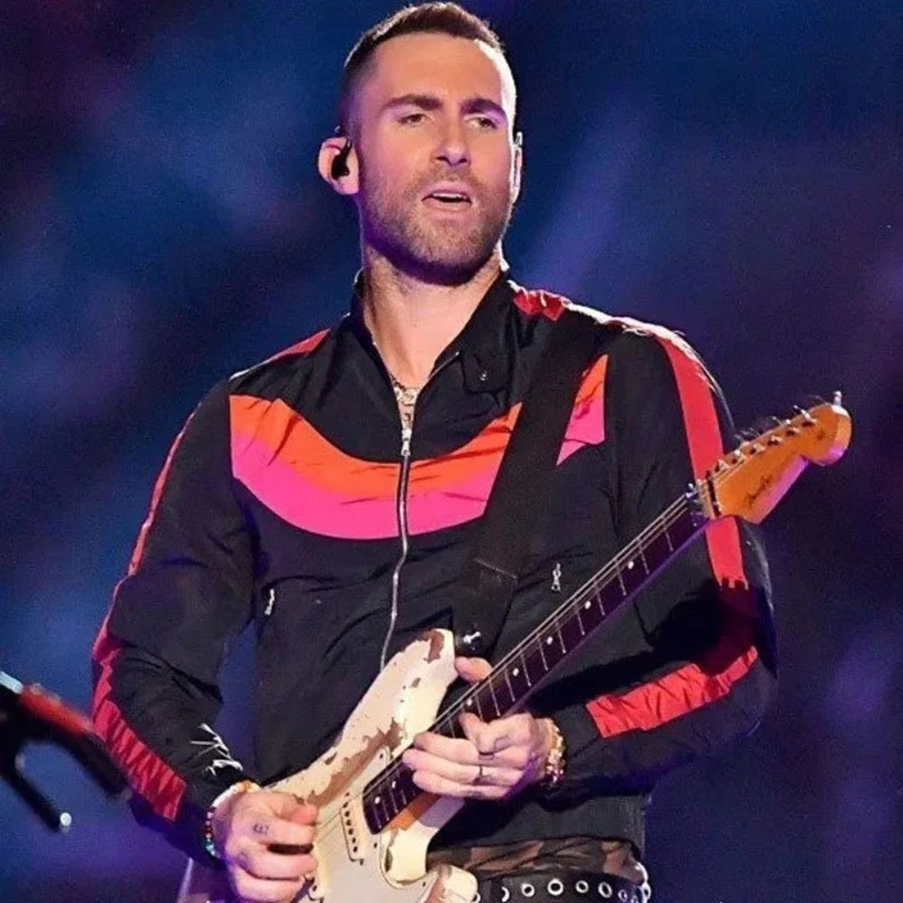 Adam Levine Black Track Jacket