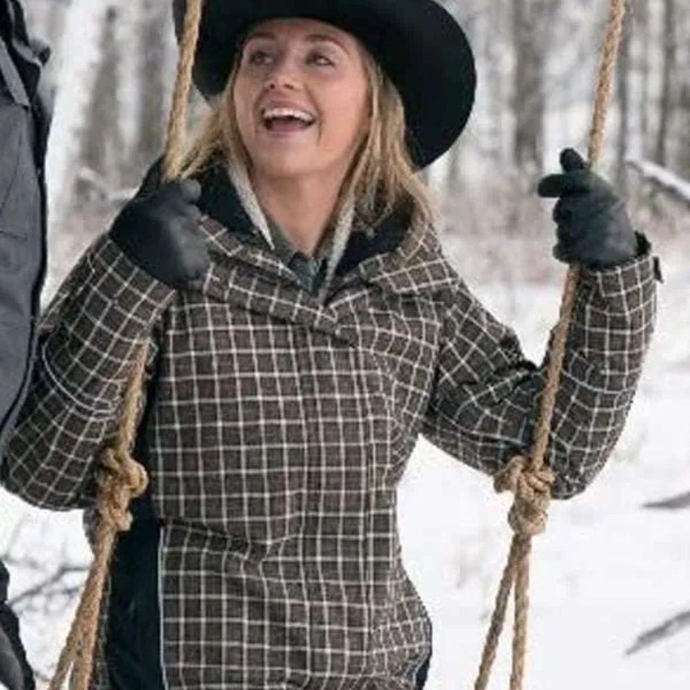 Amy Fleming Heartland Plaid Jacket (2)
