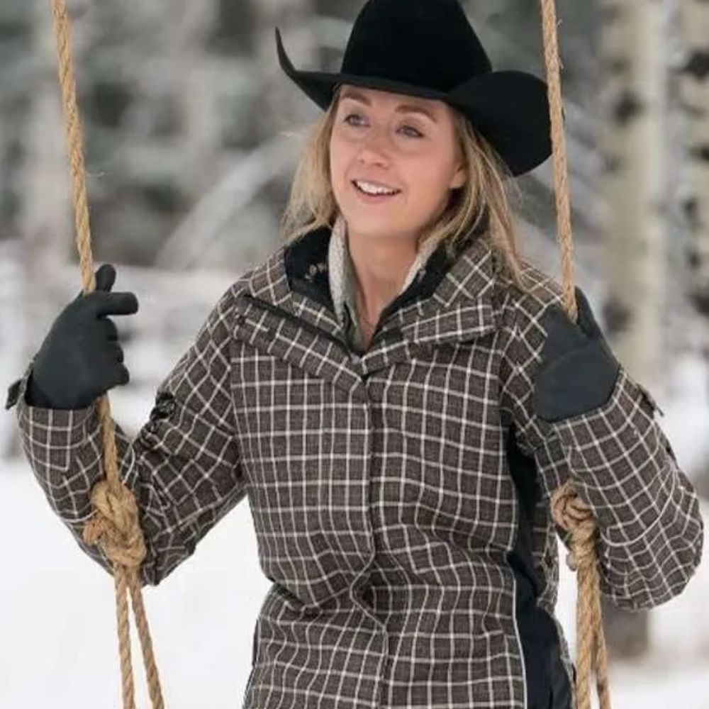 Amy Fleming Heartland Plaid Jacket