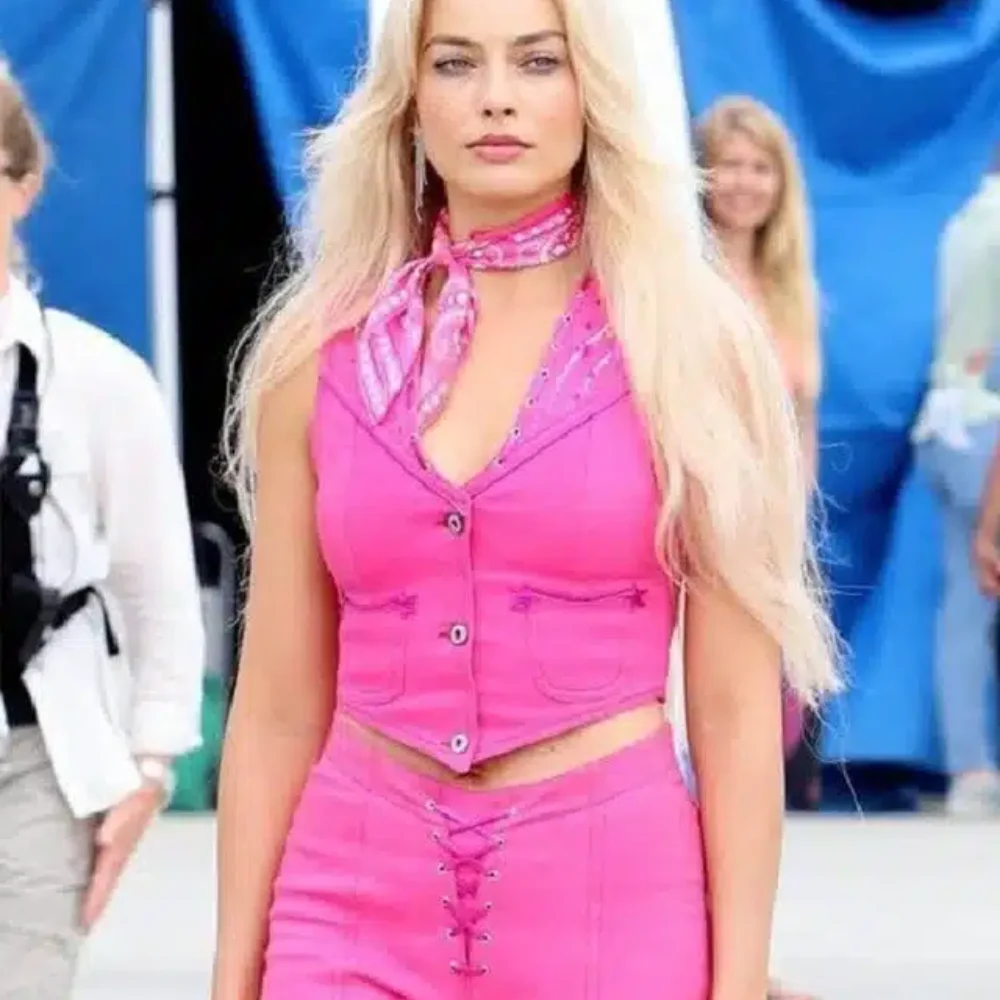 Margot Robbie Barbie Pink Vest