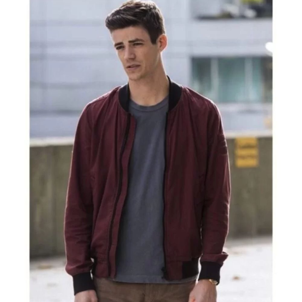 Barry Allen The Flash S06 Bomber Jacket