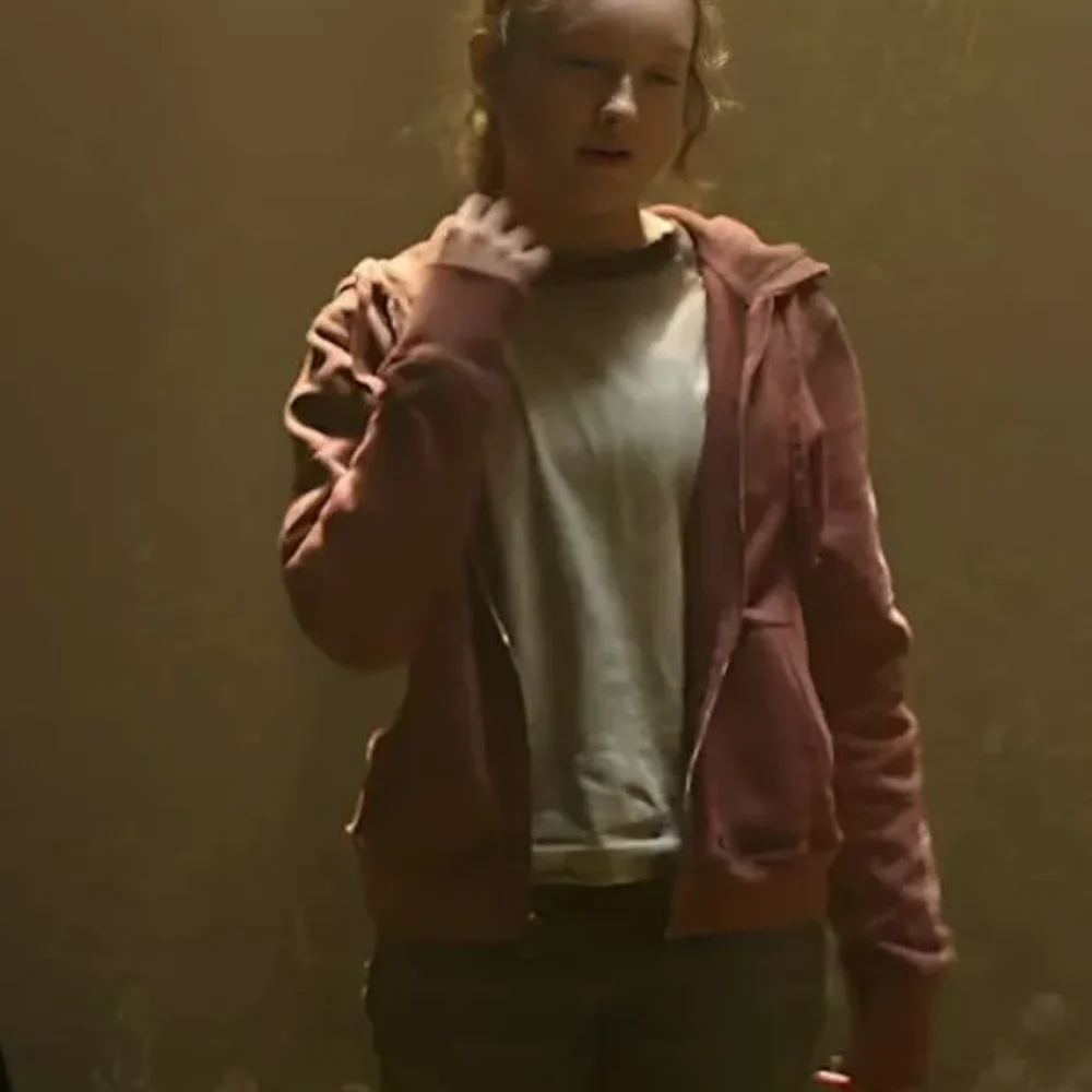Bella Ramsey The Last of Us Maroon Hoodie