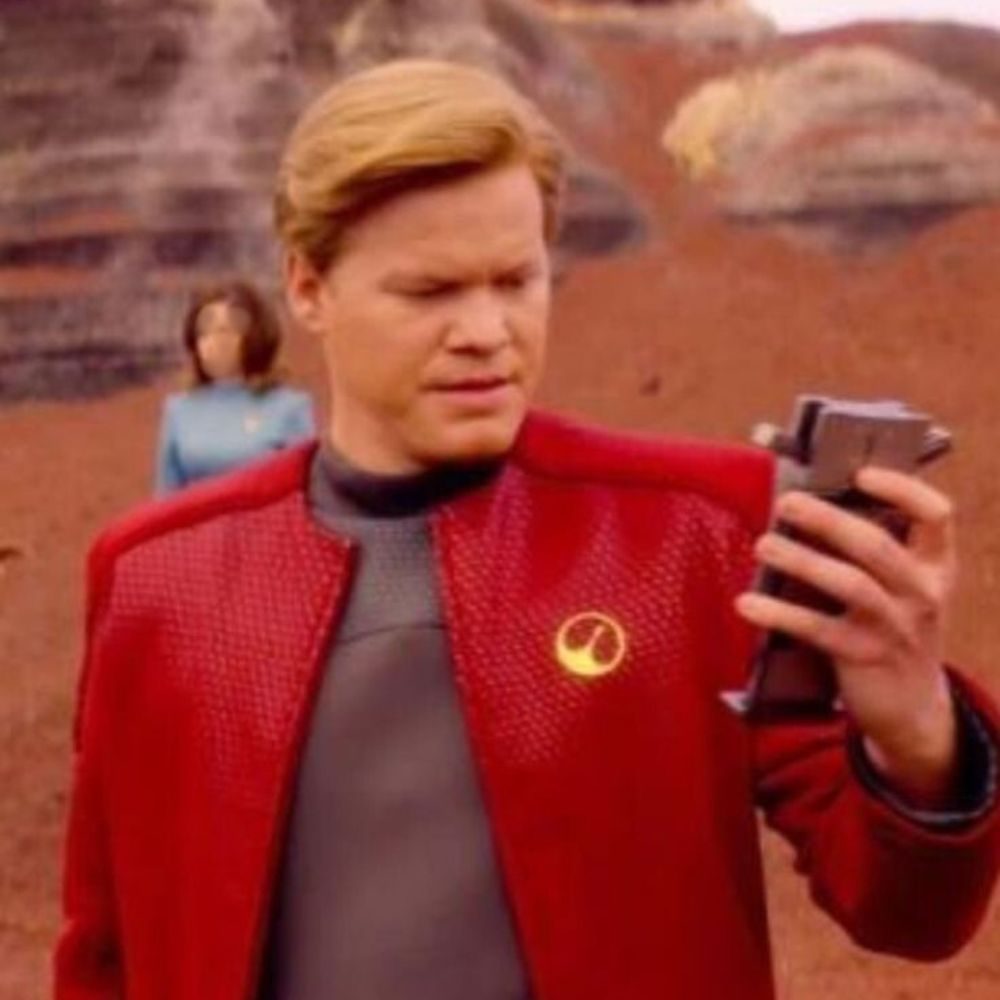 Black Mirror S7 2025 Red Leather Jacket