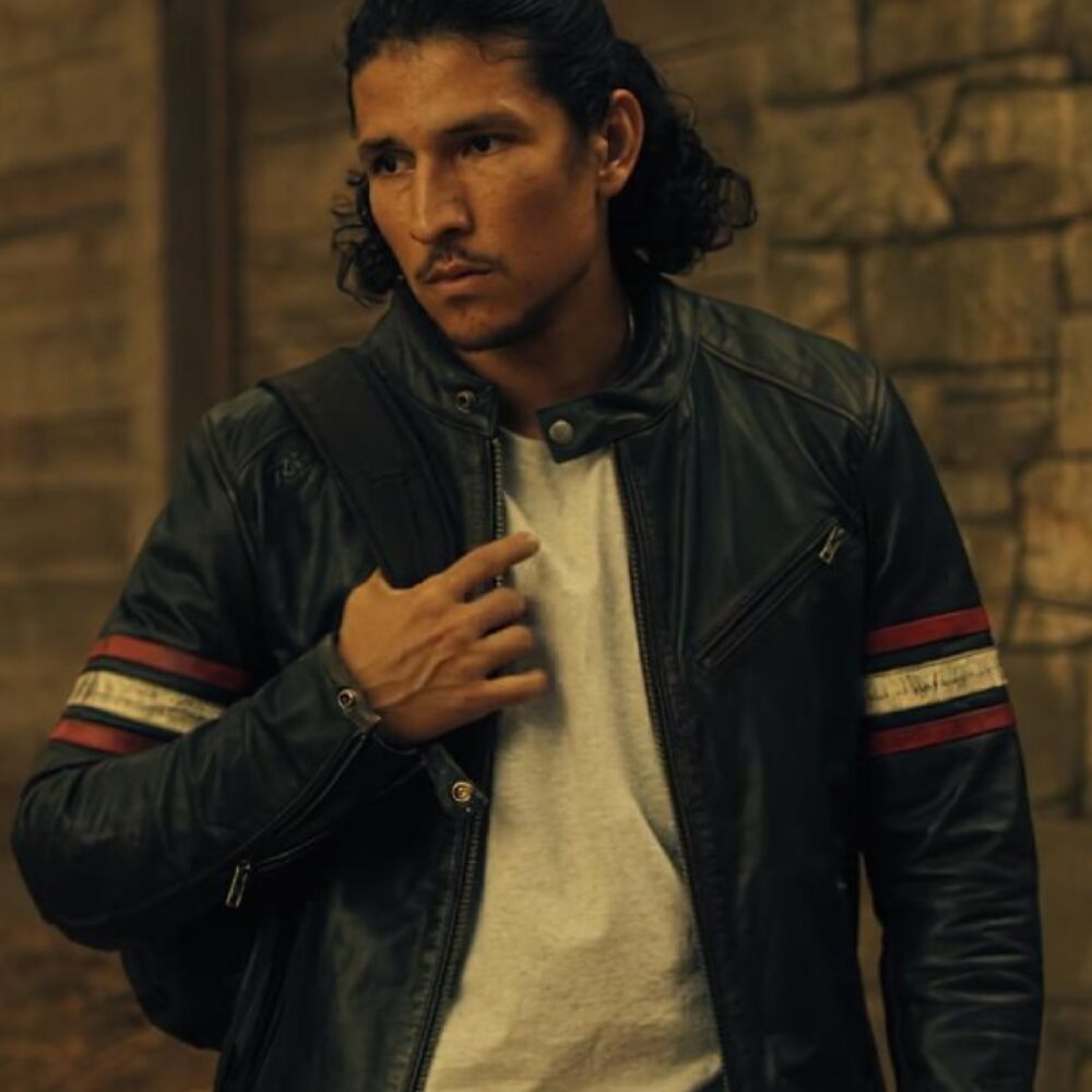 Black Mirror Season 6 Danny Ramirez Leather Jacket