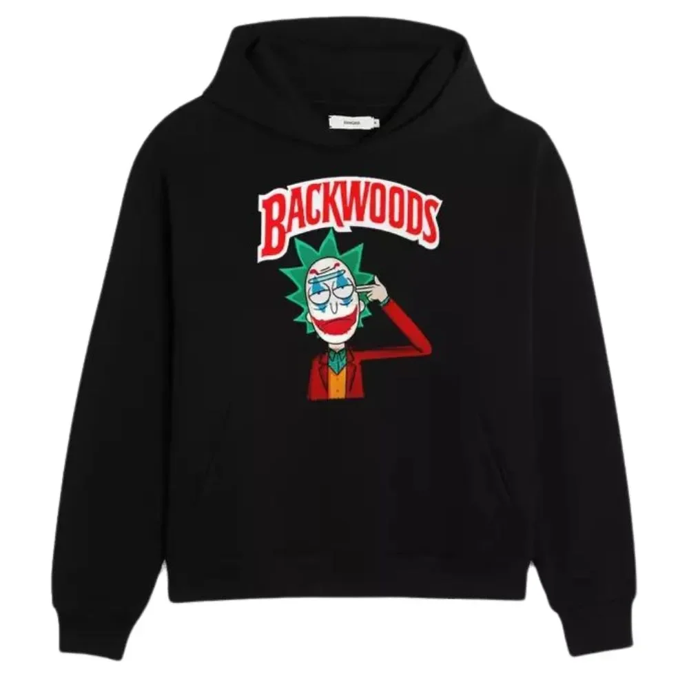 Black-Rick-Backwoods-Joker-Hoodie-Front-Look.webp