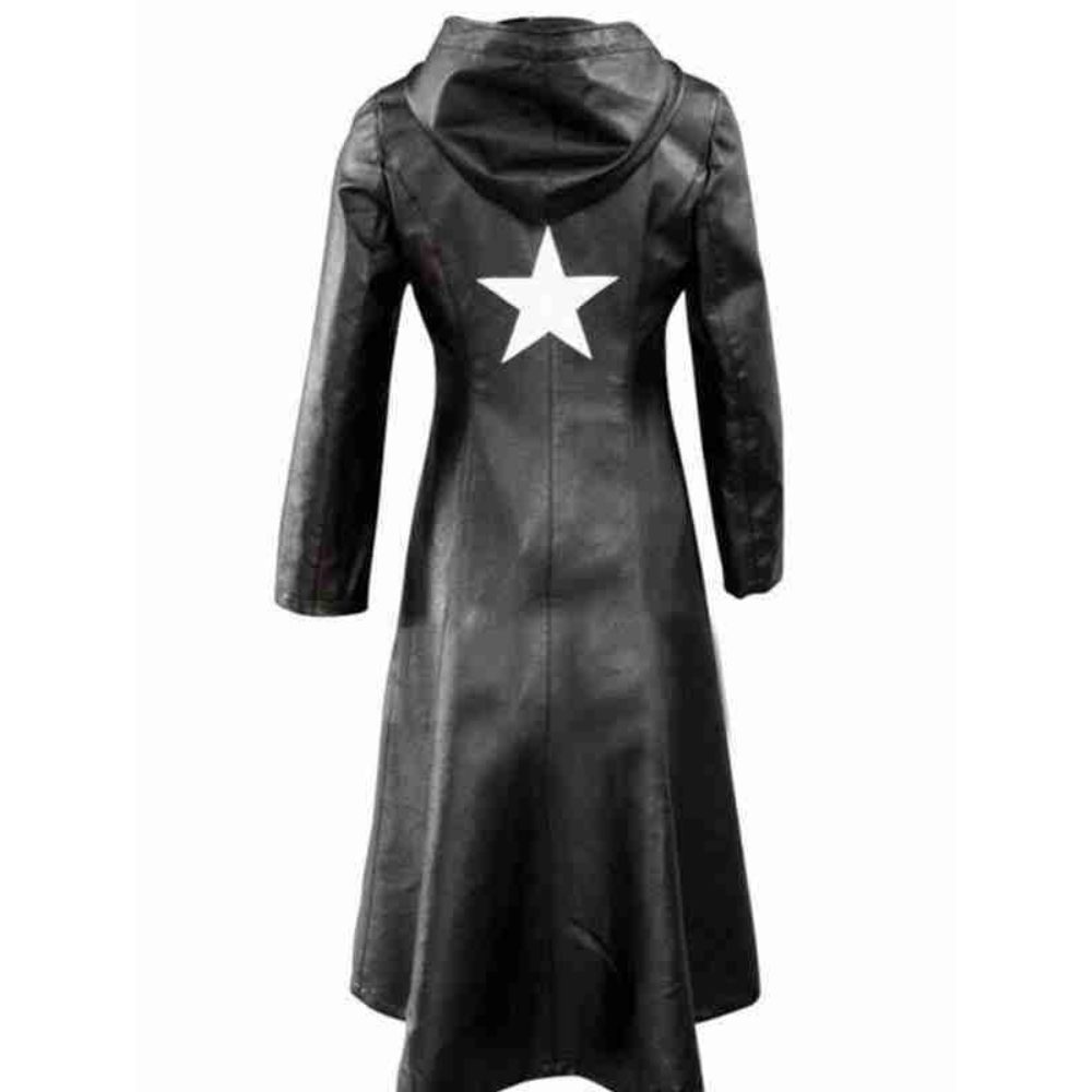 Black Rock Shooter Mato Kuroi Black Leather Coat