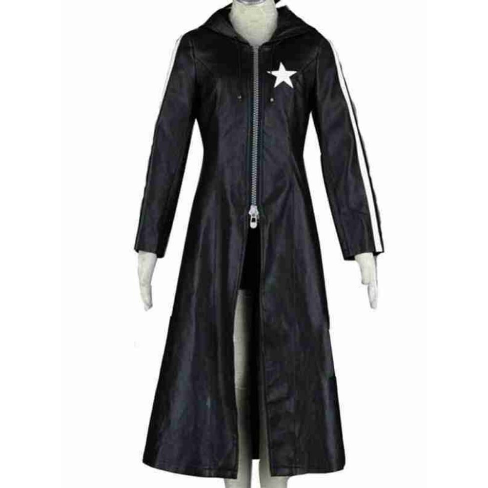 Black Rock Shooter Mato Kuroi Black Leather Coat