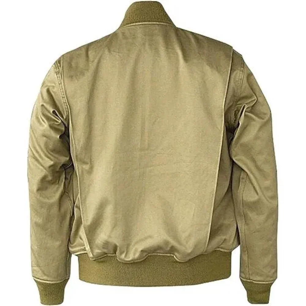 Brad Pitt Fury Jacket back