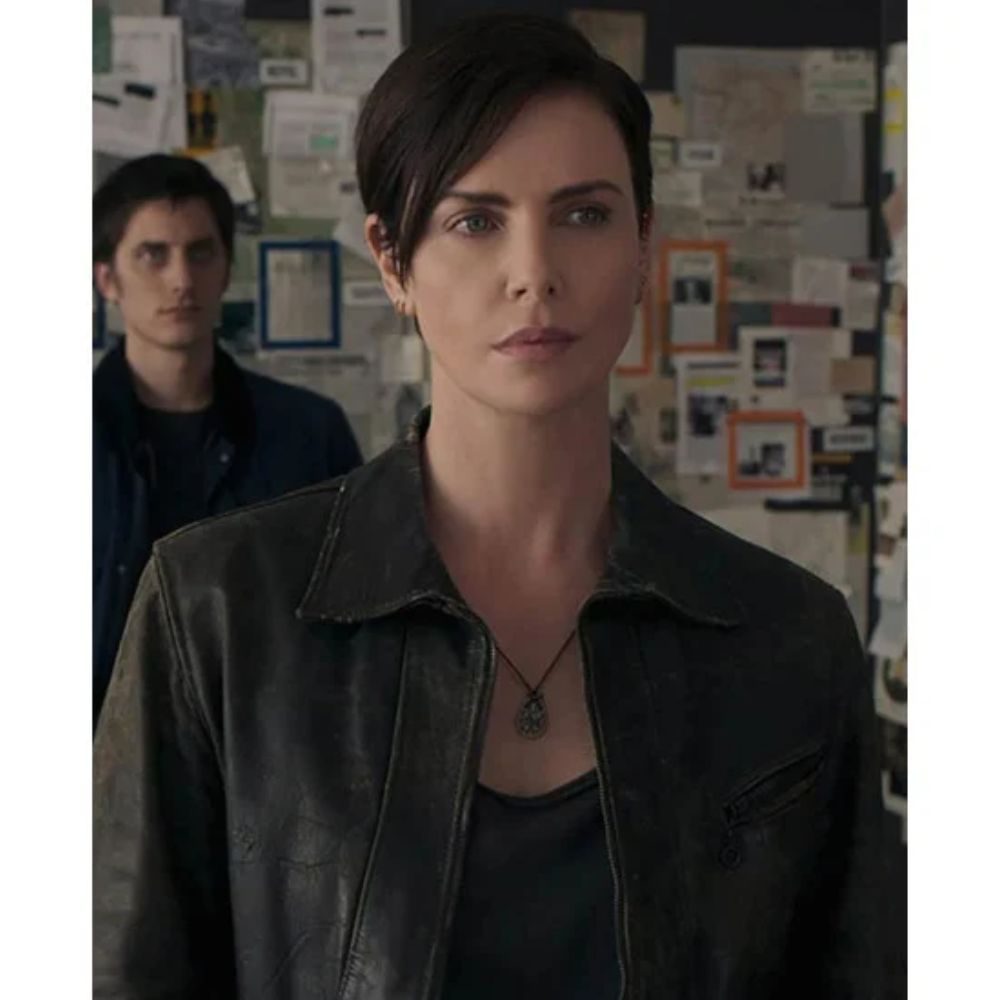 Charlize Theron The Old Guard 2 2025 Leather Jacket