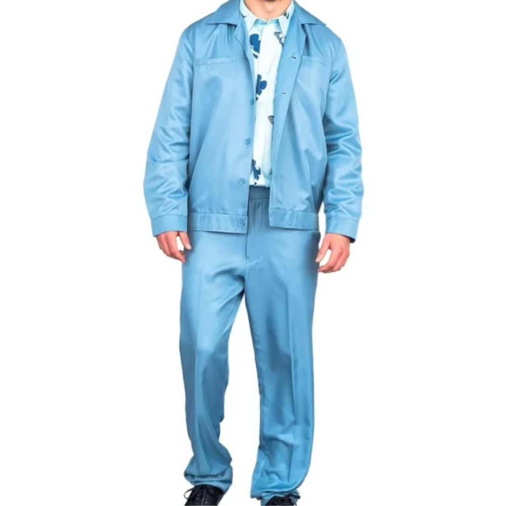 Cousin Eddie Vintage Christmas Vacation Blue Suit