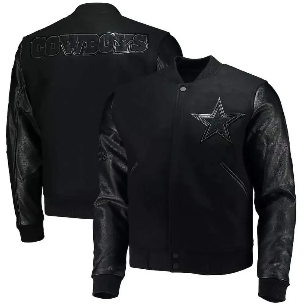 Dallas Cowboys Black Jacket both