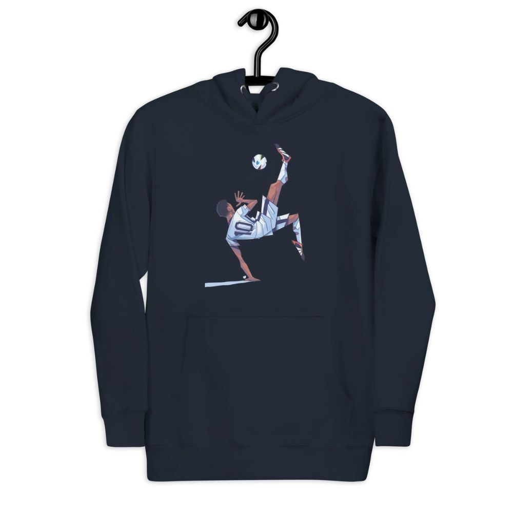 England Bellingham Bicycle Kick Printed Hoodie