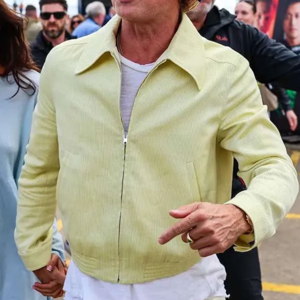 F1 2025 Brad Pitt Yellow Jacket