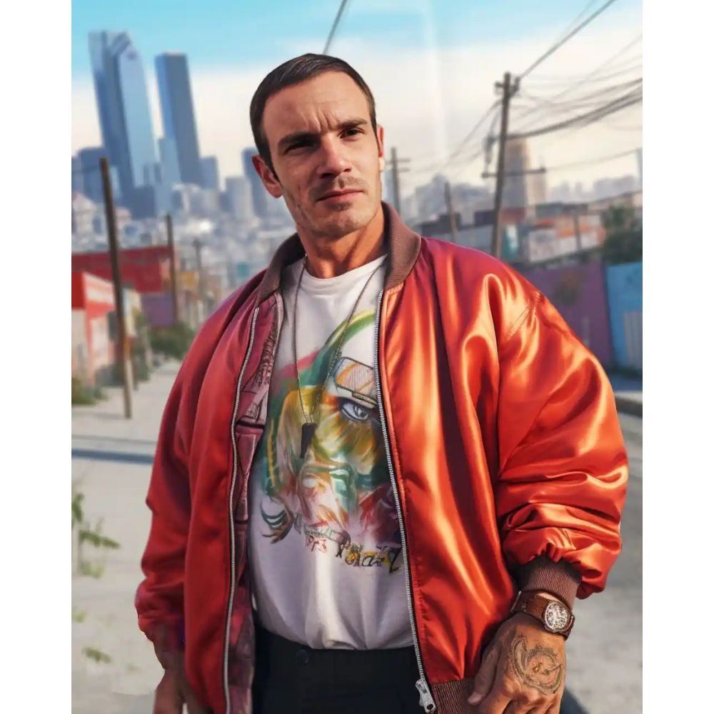 GTA 6 Felix Orange Jacket
