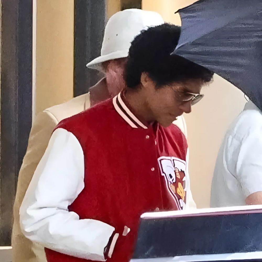 Jackson Michael 2025 Jaafar Red Varsity Jacket
