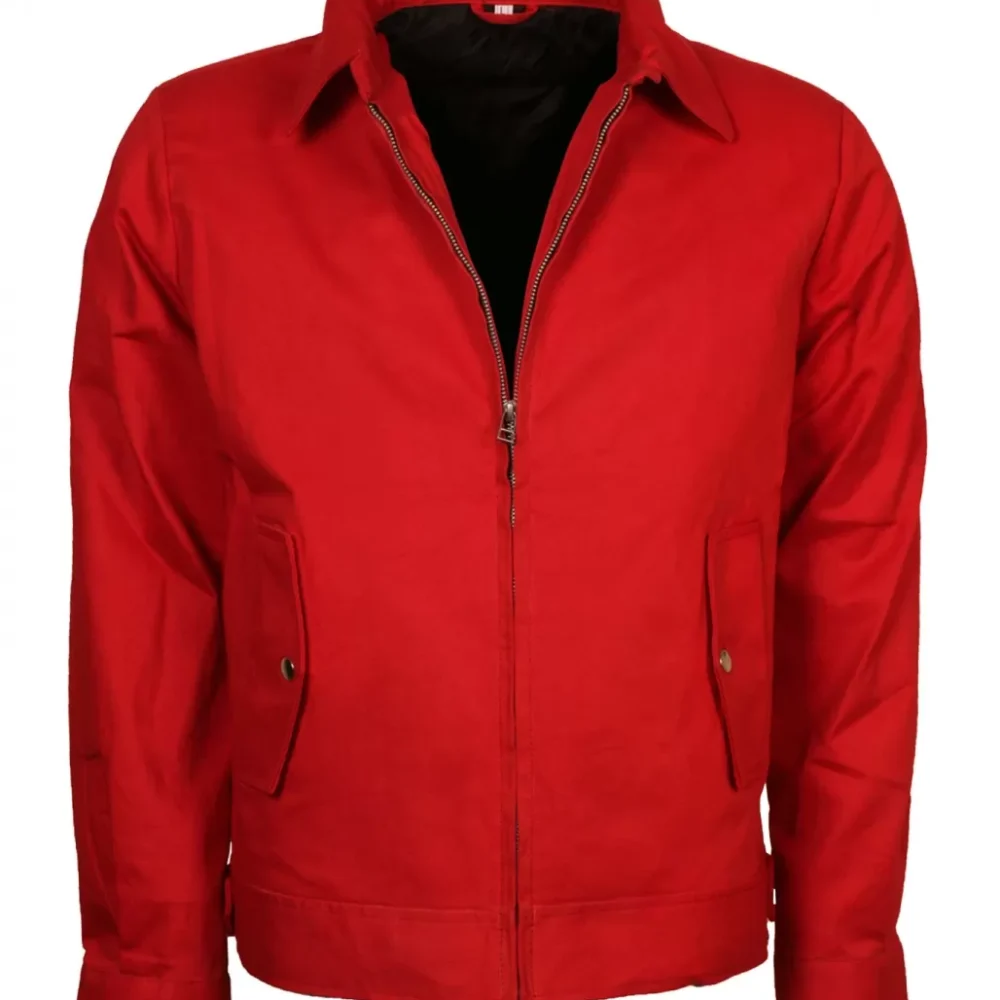 James Dean Red Cotton Jacket front