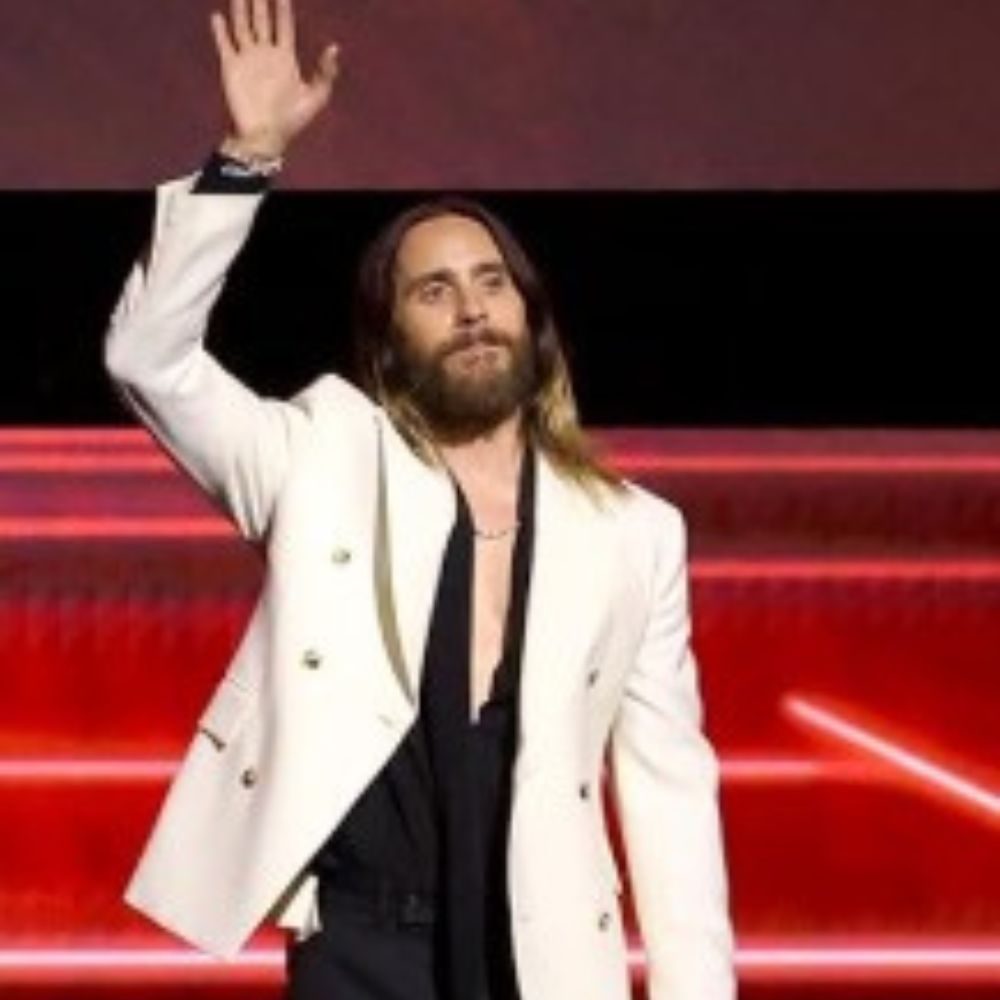 Jared Leto Tron Ares 2025 White Blazer