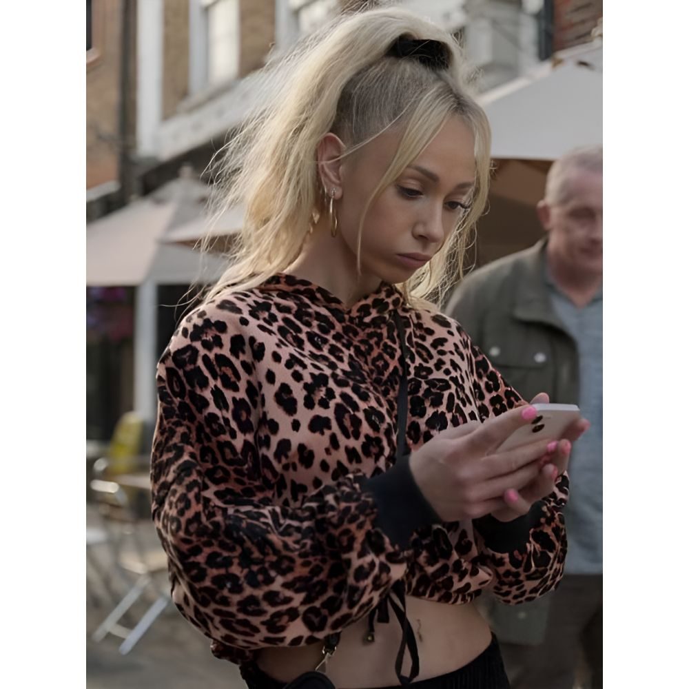 Juno Temple Cheetah print Women’s Hoodie