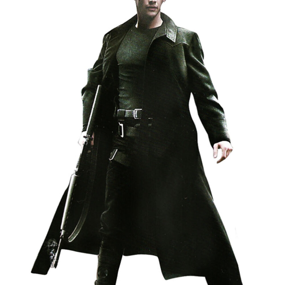 Keanu Reeves Matrix Trench Coat back 2