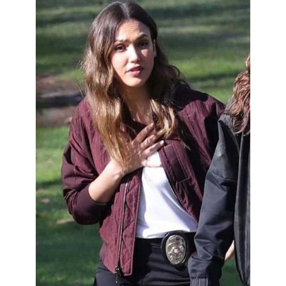 L.A.’s Jessica Finest Alba Bomber Jacket