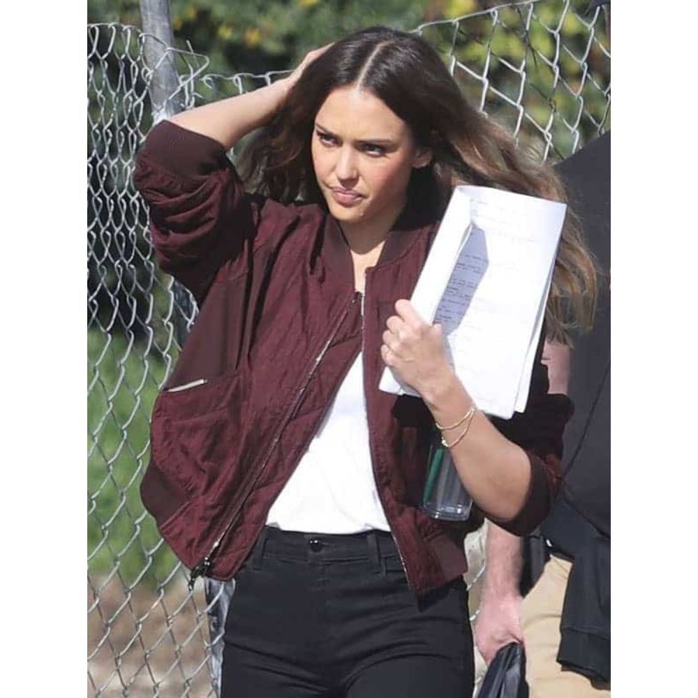 L.A.’s Jessica Finest Alba Bomber Jacket