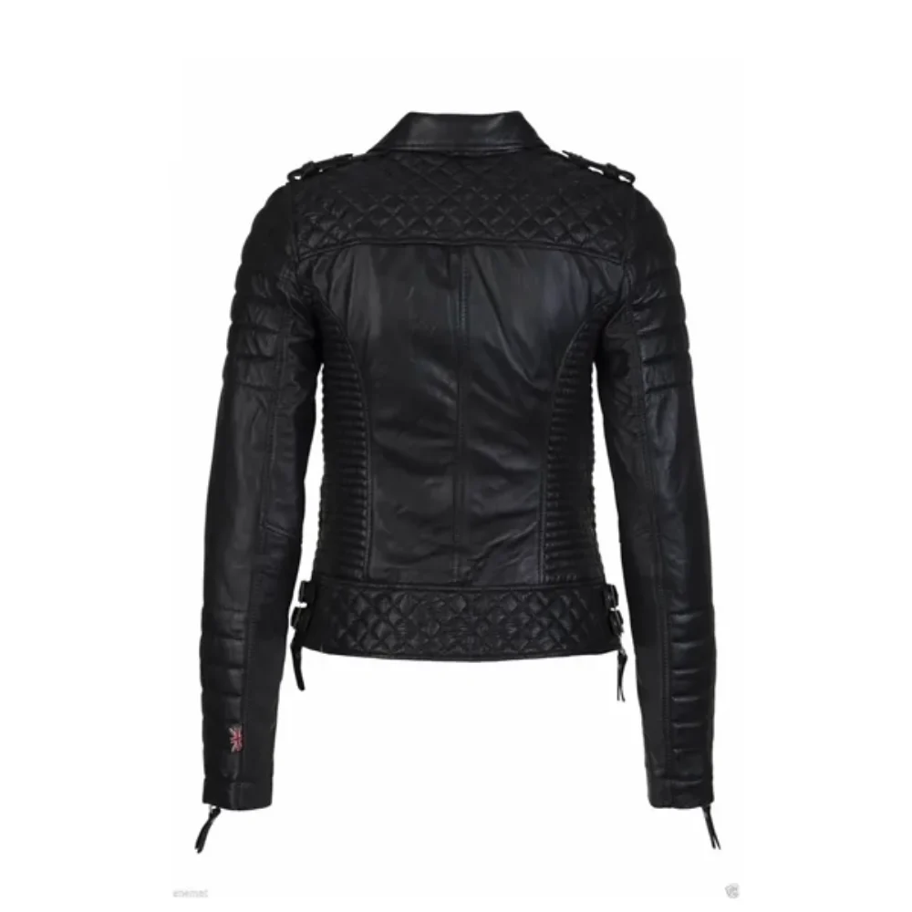 Lambskin-Slim-fit-Leather-Motorcycle-Fitted-Designer-Women-Biker-Jacket-back.webp