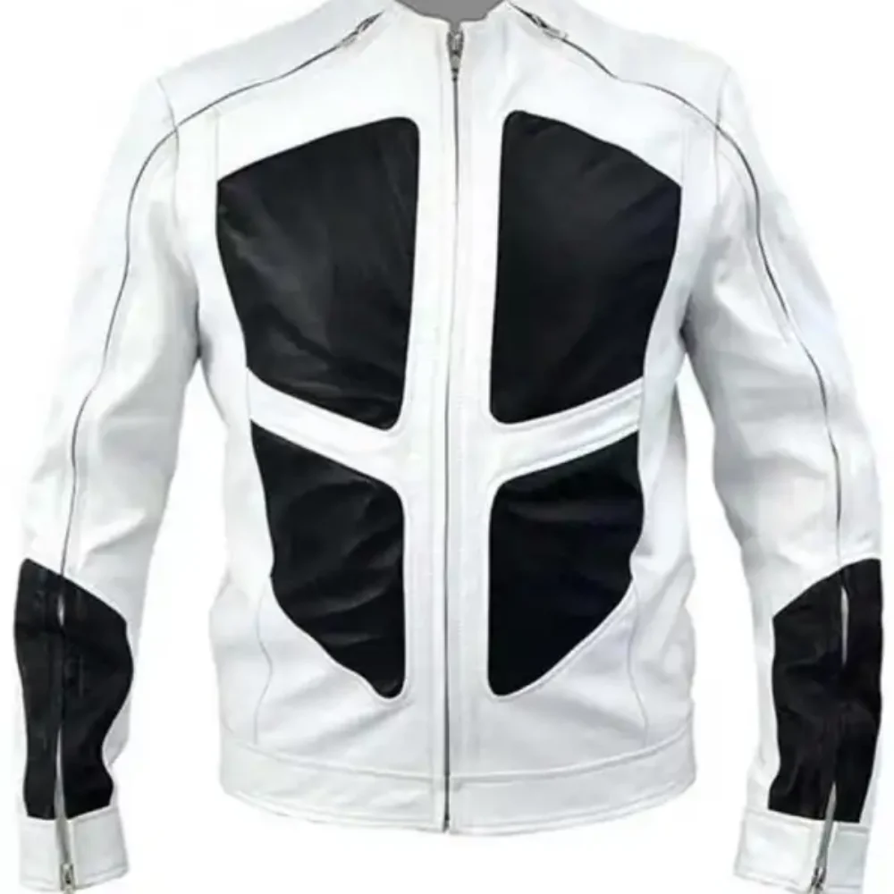 Lewis Tan Shatterstar White Jacket front