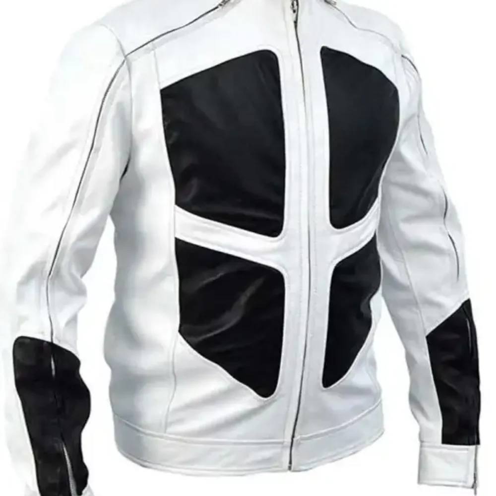 Lewis Tan Shatterstar White Jacket side