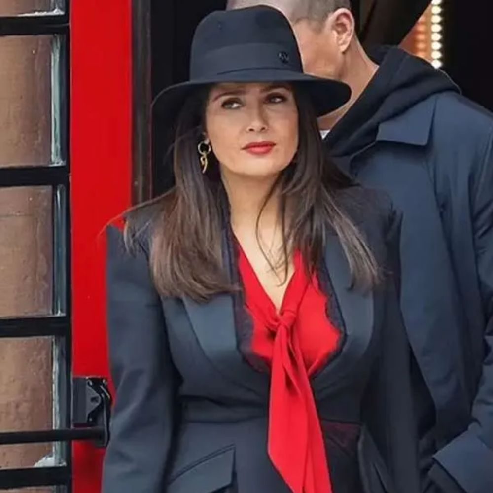 Magic Mikes Last Dance Salma Hayek Blazer