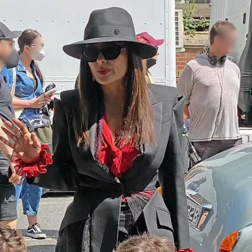 Magic Mikes Last Dance Salma Hayek Blazer
