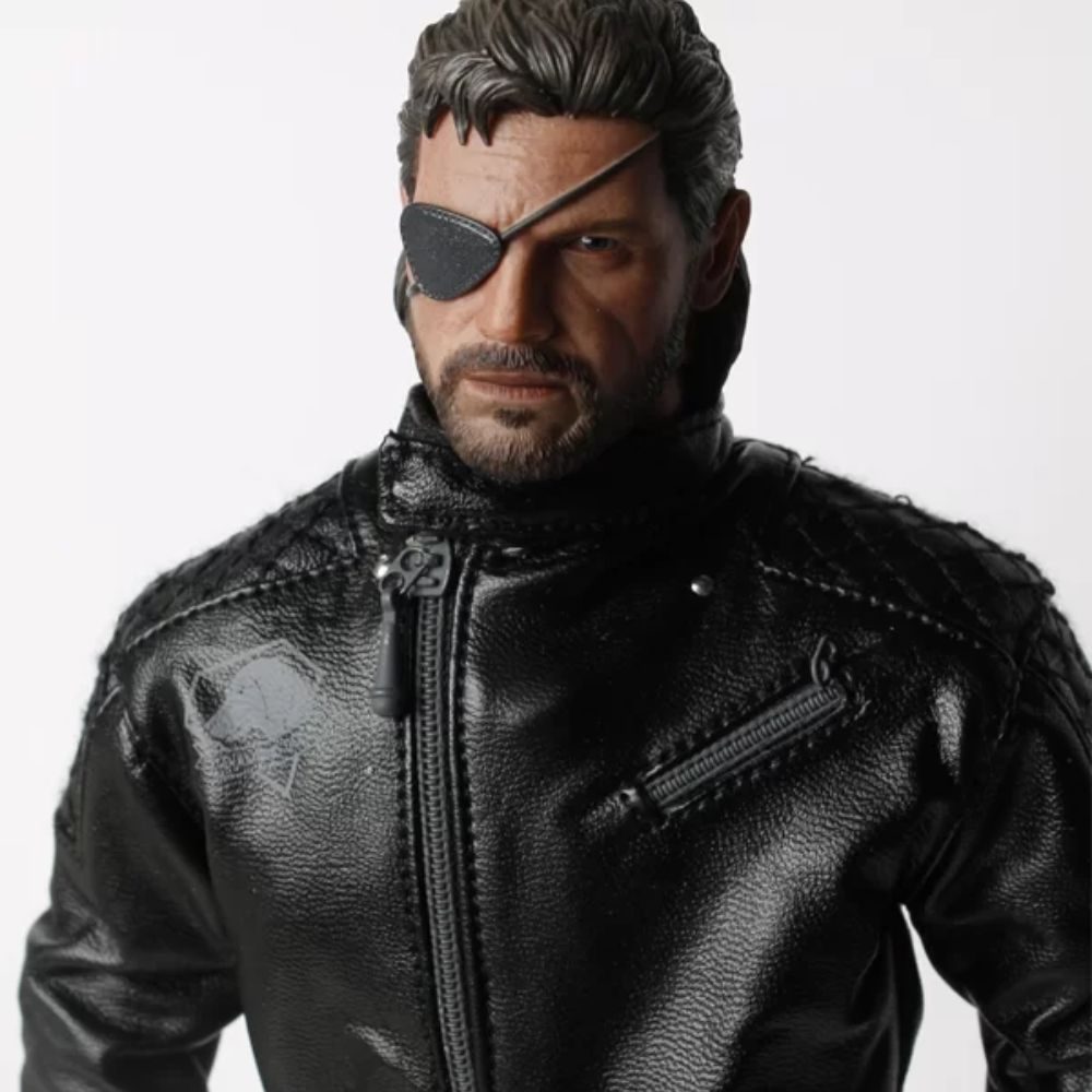 Metal Gear Solid Snake Biker Leather Jacket
